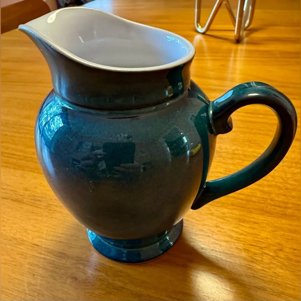 Denby Sea Green Small Pitcher or Creamer, Beautiful Condition - Picture 3 of 10
